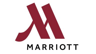 Red and white Marriott logo featuring a stylized letter "M."
